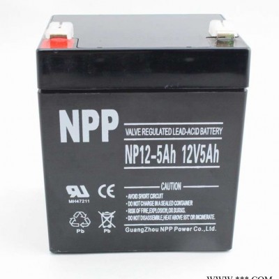 NPP 耐普蓄電池 NP12-5 太陽能免維護蓄電池 12V5AH 4AH UPS電源