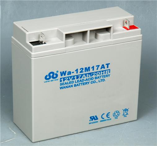 常德市WA-12M24AC萬安免維護蓄電池12V24AH經銷商太陽能電池