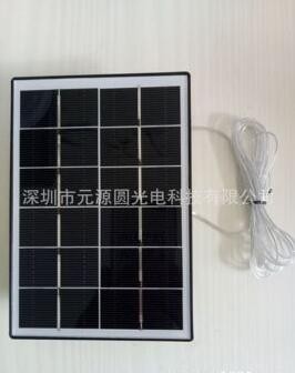 3W6V大功率太陽能電池盒太陽能地插燈串配件太陽能燈串電池盒套件