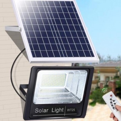 新款太陽能投光燈戶外庭院燈100w防水LED家用路燈solar spotlight