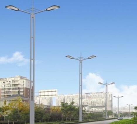 雙臂路燈戶外照明LED市電路燈 市政道路工程新農(nóng)村路燈路燈桿