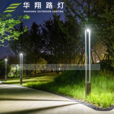 批發歐式雙頭LED太陽能庭院燈 3米-4米小區花園別墅壓鑄鋁庭園燈